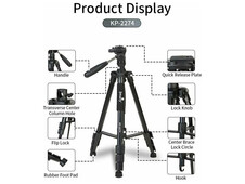 ШТАТИВ 2in1 Jmary КР-2274 1,67m черный - 8