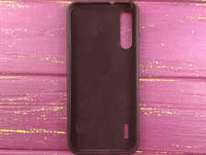 Накладка кожа SIBLING glitter Mi 9 Lite/CC9 Black - 2