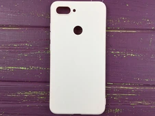 Силикон Candy matte Xiaomi Mi8 Lite светло-розовый - 1