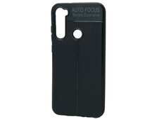 Чехол кожа Autofocus Redmi Note 8 black - 1