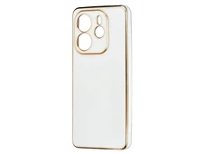 Накладка Colorful Golden Line Redmi Note 14 white - 1