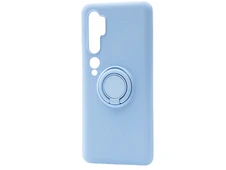 Силикон магнит+ринг Xiaomi Note 10/Pro/CC9 Pro blue - 1