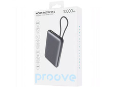 Power Bank Proove Moon Rock Magnetic Stand 10000mAh 22.5W black - 2
