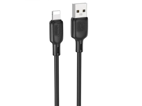 Кабель Borofone BX113 Lightning 2.4А (3m) black