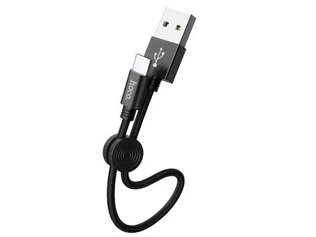 Кабель HOCO X35 Type-C 0.25m black