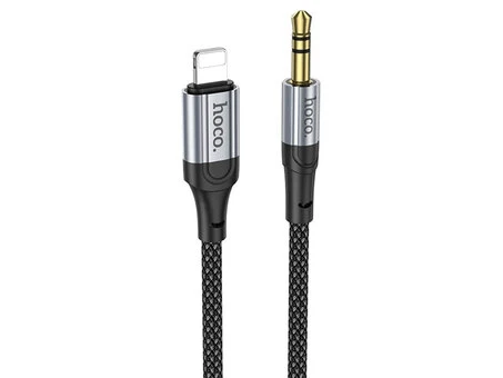 Кабель AUX Hoco UPA26 Type-C to 3.5 (1m) black