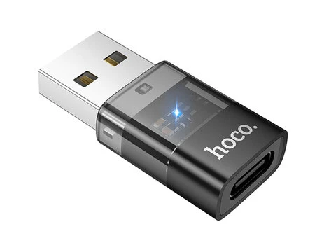 OTG Hoco UA36C Type-C to USB black