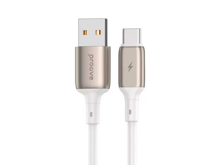 Кабель Proove Flex Metal Type-C 3A (1m) white