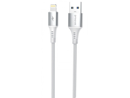 Кабель Proove WireX Lightning 2.4А (1m) white