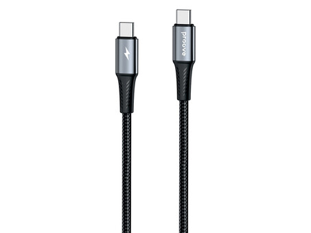 Кабель Proove WireX Pro Type-C to Type-C 100W (1.5m) black