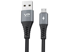 Кабель Veron NM09 Micro 2.4A (0.25m) black