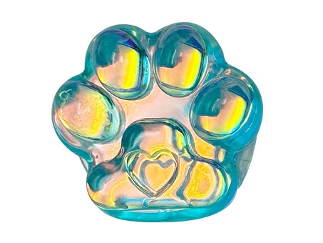 PopSocket 3D Marmalade Holographic paw blue