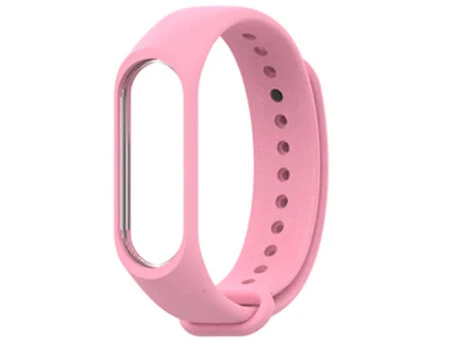 Ремінець силікон Mi Band 3/4 pink