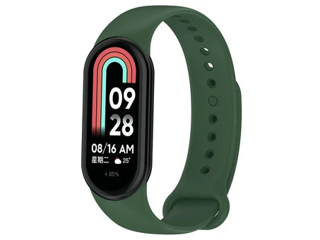 Ремінець силікон Mi Band 8/9 olive