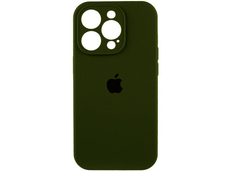 Case soft touch Camera iP 14 Pro Max (48) olive