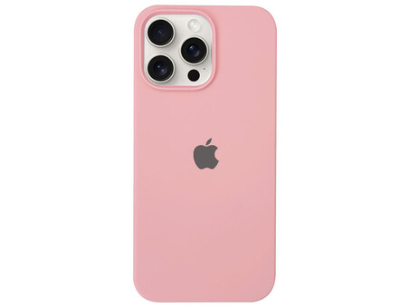 Case soft touch низ iP 15 Pro (12) pink