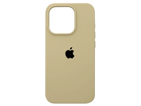 Case soft touch низ iP 15 (28) dark yellow