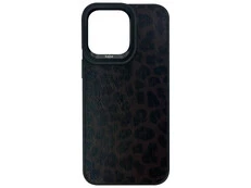 Kajsa Glamorous Collection Leopard Pattern back case MagSafe iPhone 15 Pro Max brow