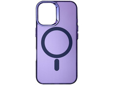 Накладка Magnetic Matte MagSafe iPhone 16 deep purple