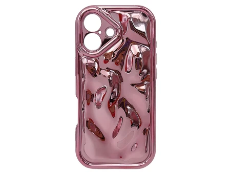 Накладка Crumpled Waves Camera iPhone 17 pink