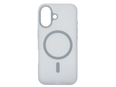Накладка Silicone Matt MagSafe iPhone 16 grey
