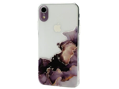 Силікон S-Case iPhone Xr clear/violet