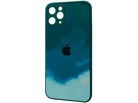 TPU+Glass Watercolor iPhone 12 Pro green