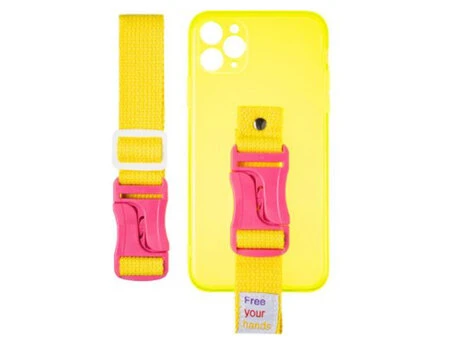 Силікон Handfree iPhone 11 Pro yellow