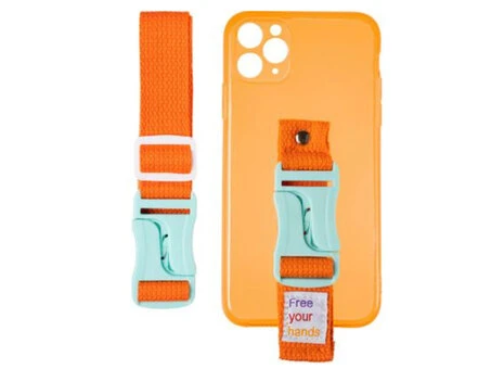 Силікон Handfree iPhone 11 Pro orange