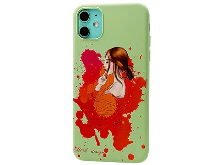 Накладка iMaGen iPhone 11 green