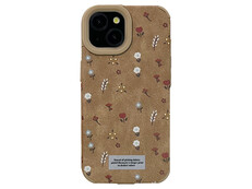 TPU Soft Flowers iPhone 13/14 brown
