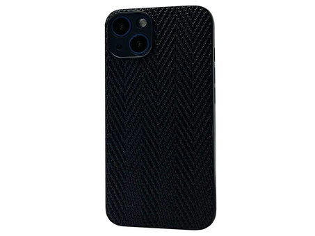 Накладка Leather Weaving iPhone 13 black