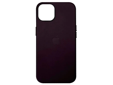 Leather Case Animation & MagSafe iPhone 13 dark cherry