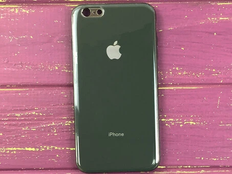 TPU+силікон iPhone 6+ Dark Green