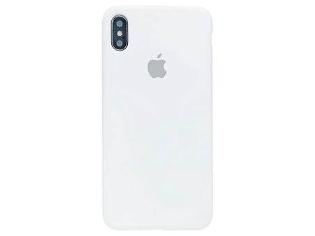 Case soft touch низ iP Xs Max (09) white