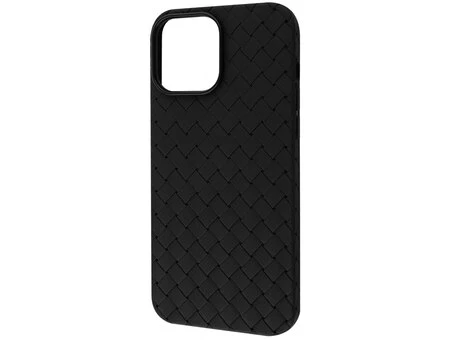 Силікон плетіння iPhone 14+ Black