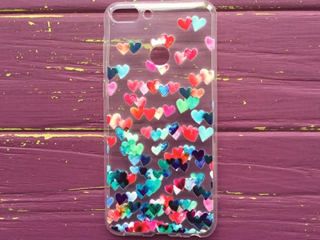 Силикон Huawei P Smart hearts