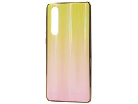 TPU+Glass Gradient Disk Huawei P30 Pink