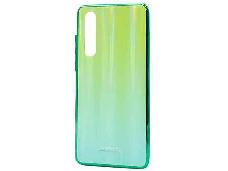 TPU+Glass Gradient Disk Huawei P30 Green