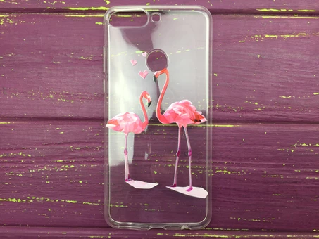 Силікон Huawei Y7 (18) /7CPro two flamingos