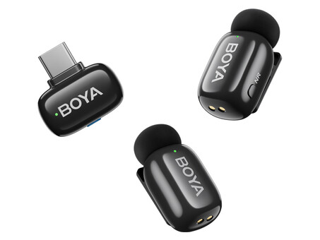 Петличний мікрофон Wireless Boya Mini-23 Type-C 2 mic black