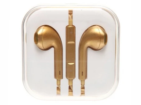 Наушники copy iPhone gold