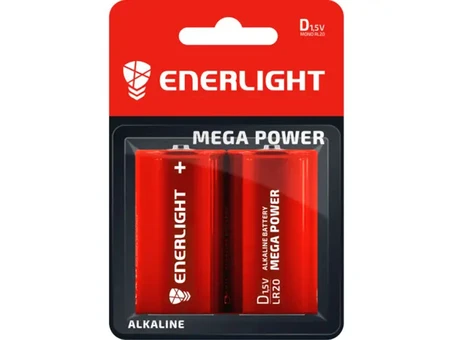 Батарейка Enerlight+ D (LR20)