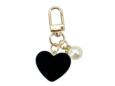 Брелок heart black