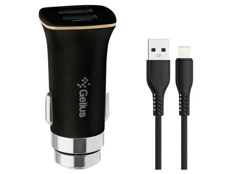 АЗП Gel Pro GP-CC01 2USB 3.1A+кабель Lightning