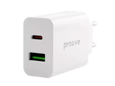 МЗП Proove Rapid 1USB/1Type-C/20W white