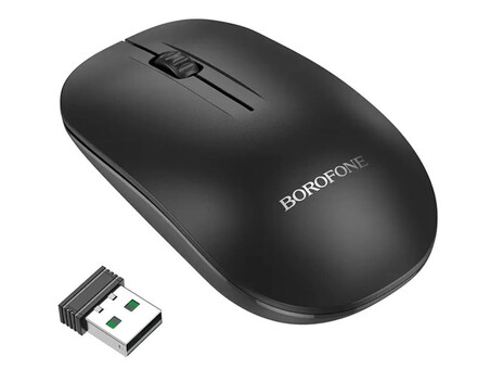 Миша Wireless Borofone BG14 2.4G black