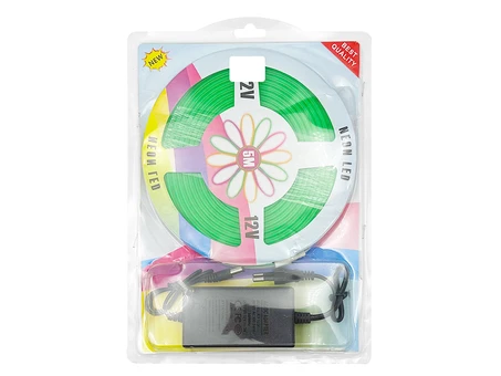 LED стрічка світлодіодна 220V 2835 5m 12V-220V green