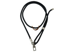 Ремінець-шнурок Stripe Cord для телефону black/gray