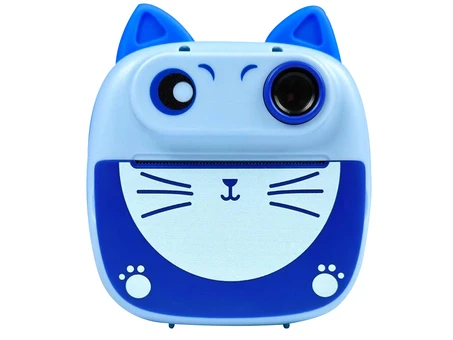 Портативний дитячий фотопринтер D6 Cat blue